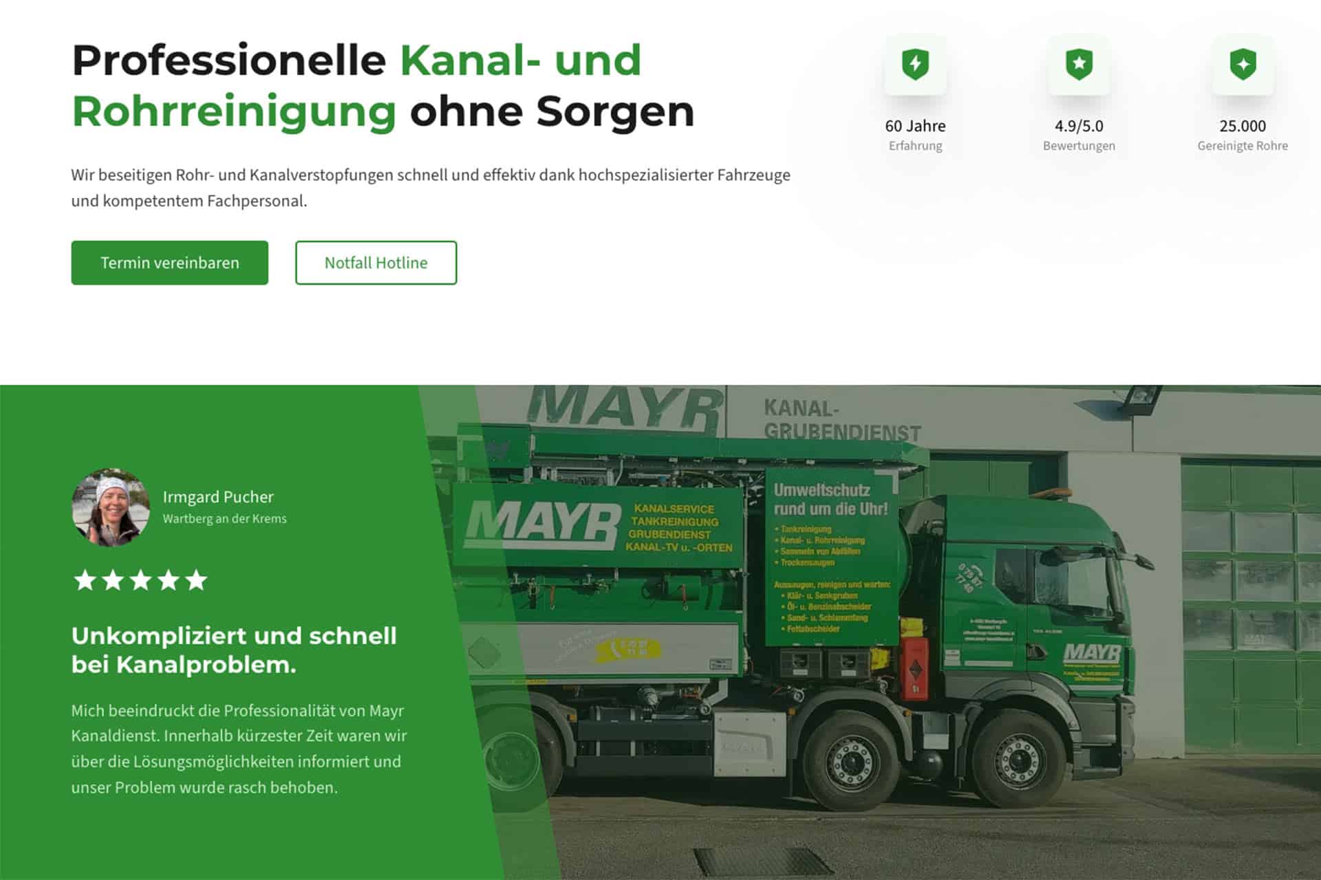 website_dynamische_kundenbewertungen_mayr_kanaldienst